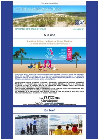 Lettre d'information juin 2025