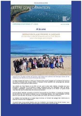 Lettre d'information mai 2025