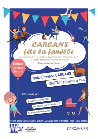 Programme Carcans fête la famille
